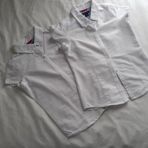 Tommy Hilfiger White Button Down Short Sleeve Shirt
